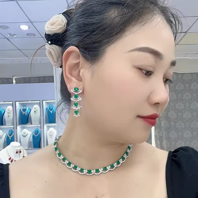 Set Perhiasan Kalung Anting Ga - Vintage Collectible Jewelry ulasan dan harga