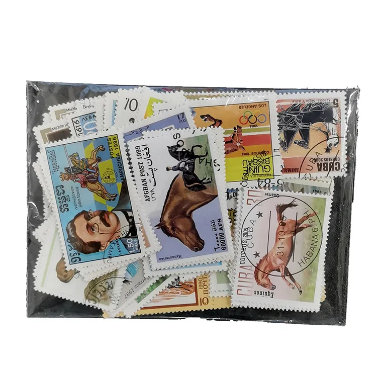 100 Stempel Kuda Berbeda Tidak - Collectible Vintage Postage Stamps ulasan dan harga