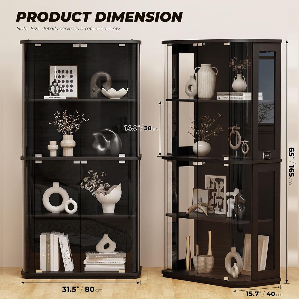 Lemari Pajangan Bulat dengan P - Collectible Collection ulasan dan harga