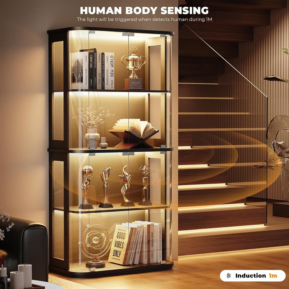 Lemari Pajangan Bulat dengan P - Collectible Collection ulasan dan harga