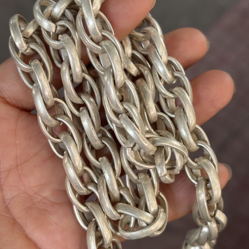 Kalung Rantai Oval Bergaya Ant - Vintage Collectible Jewelry ulasan dan harga