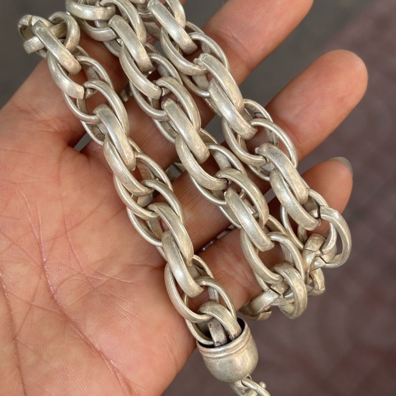 Kalung Rantai Oval Bergaya Ant - Vintage Collectible Jewelry ulasan dan harga