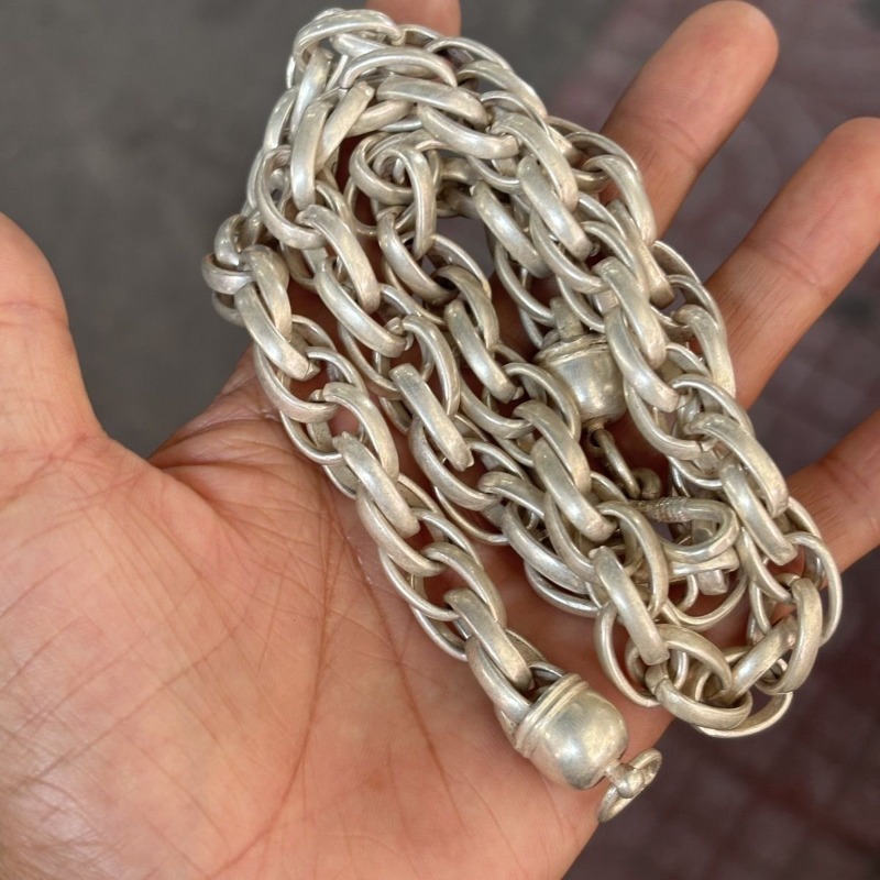 Kalung Rantai Oval Bergaya Ant - Vintage Collectible Jewelry ulasan dan harga