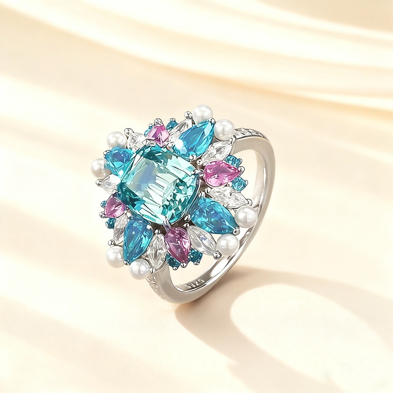 Cincin Koktail Perak 925 Repli - Vintage Collectible Jewelry ulasan dan harga