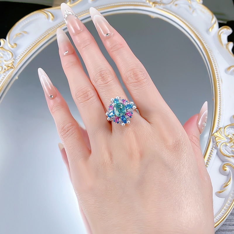 Cincin Koktail Perak 925 Repli - Vintage Collectible Jewelry ulasan dan harga