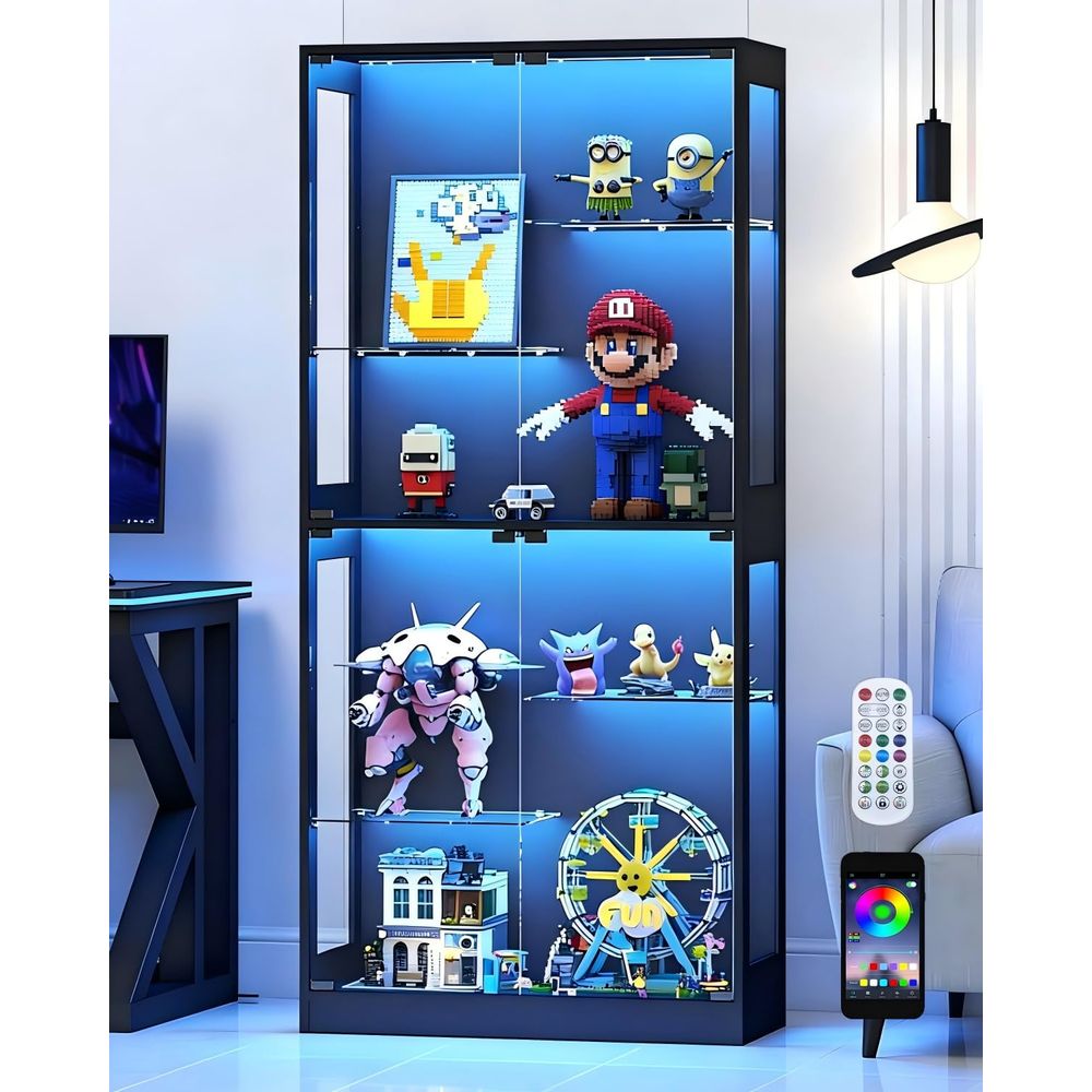 Lemari Pajangan dengan Pintu K - Collectible Collection ulasan dan harga