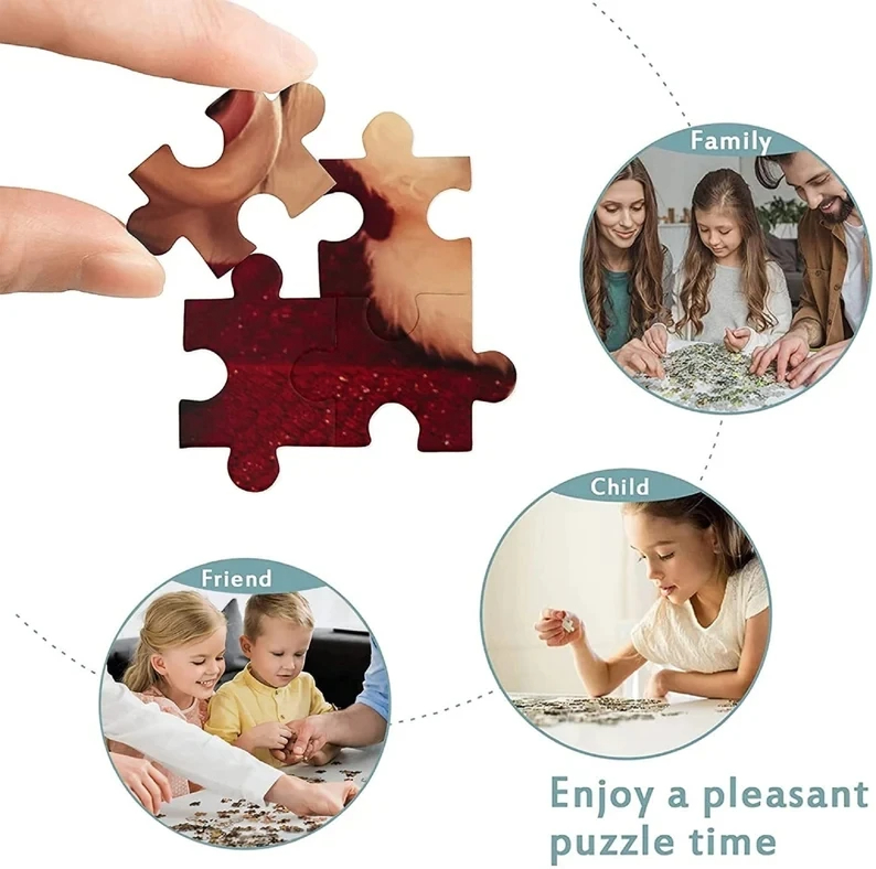 500/1000/1200/2000PCS Puzzle J - Vintage Collectible Santa ulasan dan harga